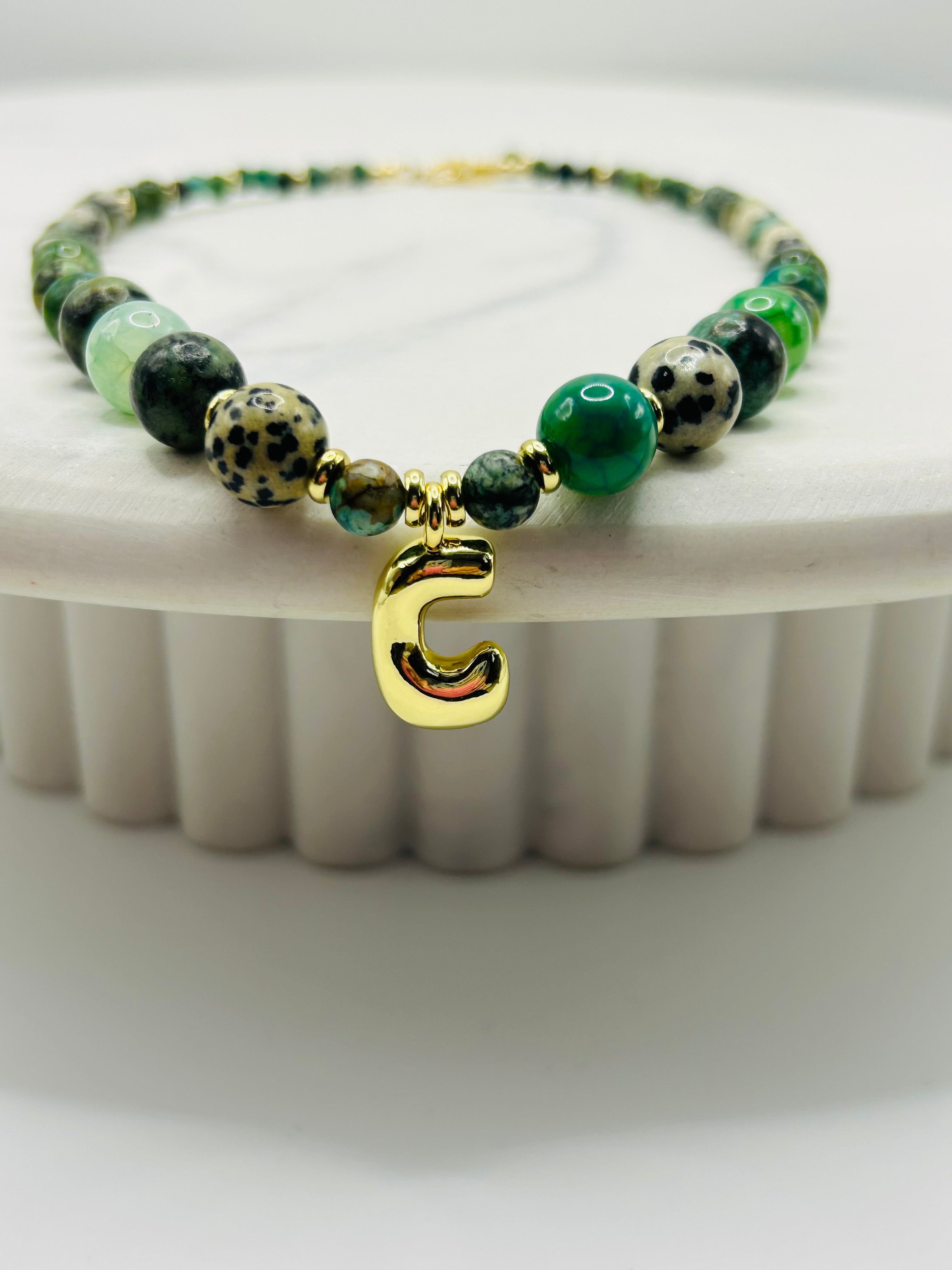 Lys Initial Necklace