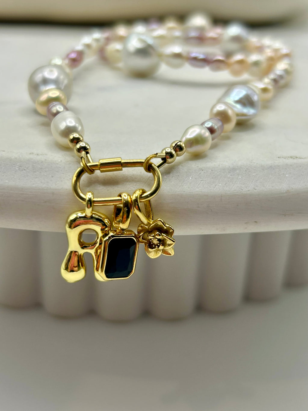 Birth Stone Rectangle Charms