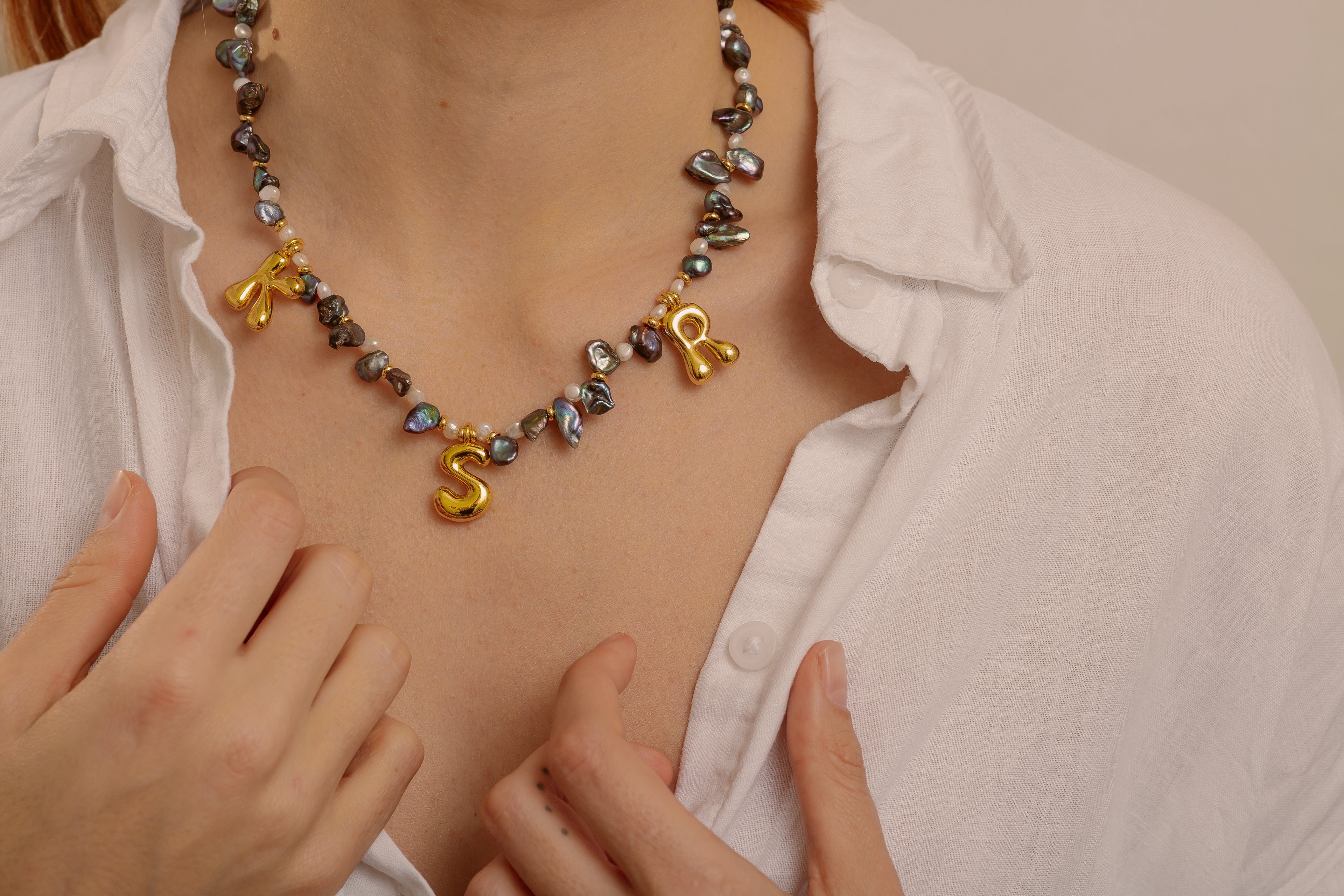 Bec Initial Necklace