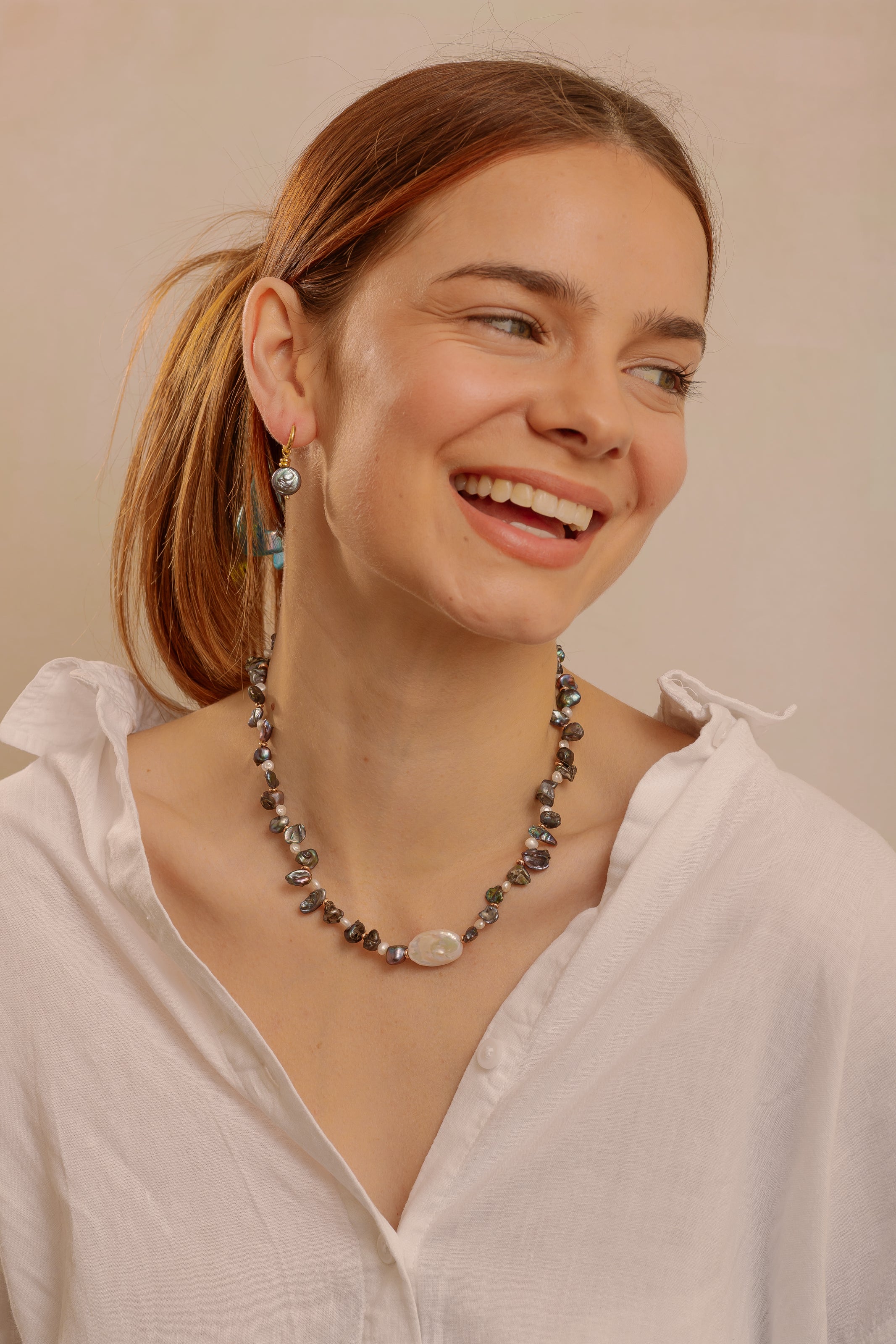 Bec Pearl Necklace