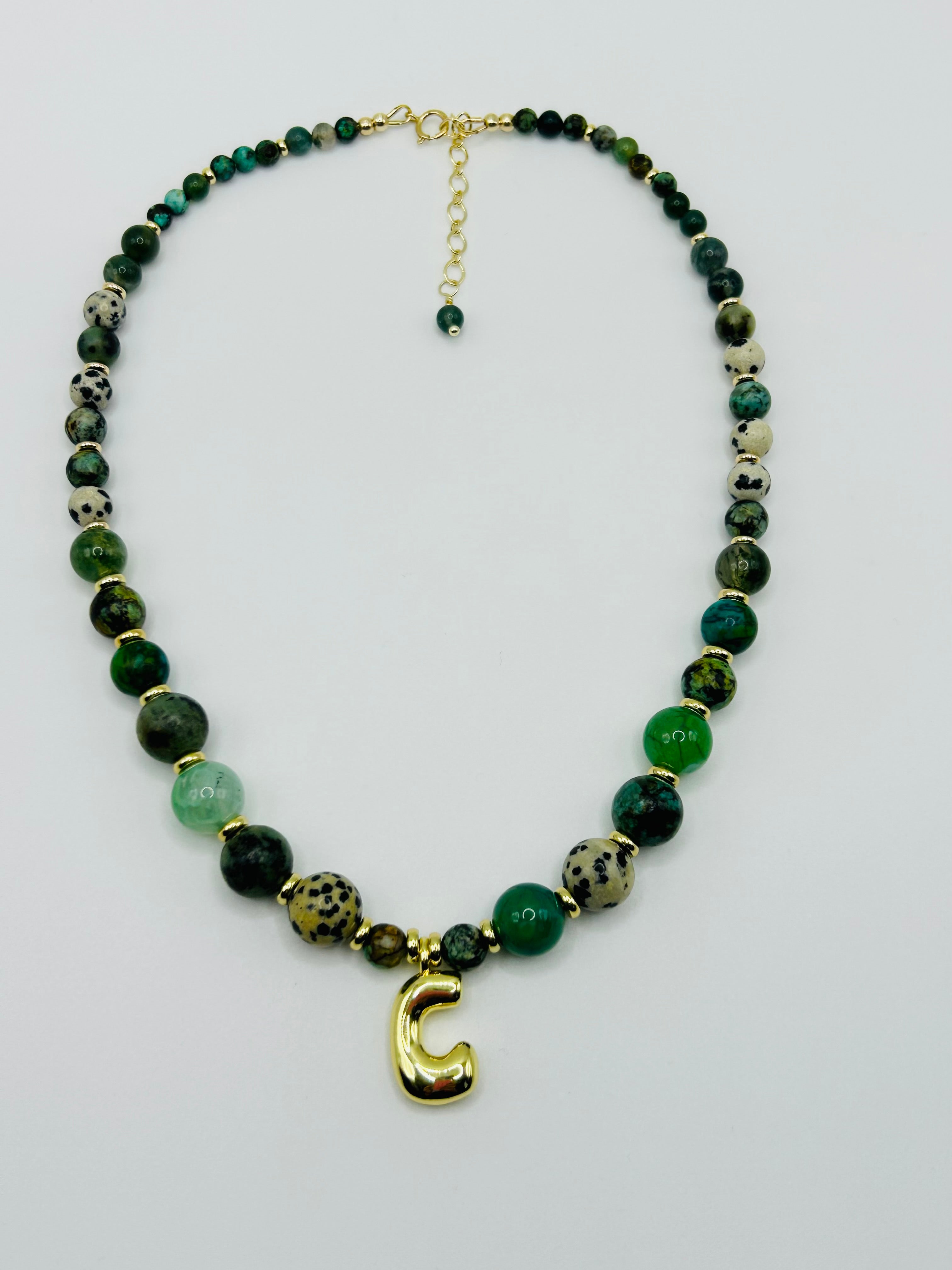 Lys Initial Necklace