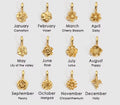 Birth Flower Charms